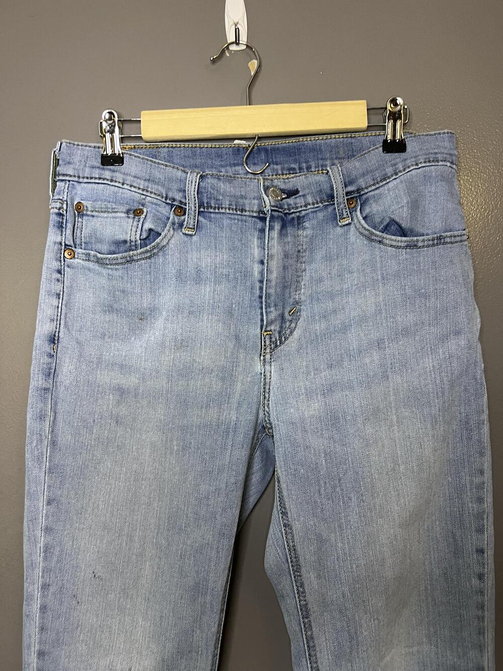 Levis 541 Jeans Mens 30x34 Blue Athletic Tapered Denim Light Wash Pants